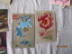 Lot De 5 Carte Feutrine Tissu Fleurs - Other & Unclassified