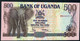 UGANDA  P33a 500 SHILLINGS 1991 #BN Signature 8 UNC. - Uganda