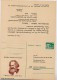 DDR P85-1a-83 C1-a Antwort-Postkarte Zudruck AK GANZSACHEN KARL MARX Halle 1983 - Private Postcards - Mint