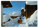 Suisse --VS -- CHANDOLIN -1977--Hiver à Chandolin , Val D'Anniviers (petite Animation)......trou De Punaise.....à Saisir - Chandolin