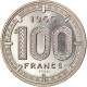 Monnaie, États De L'Afrique équatoriale, 100 Francs, 1966, Paris, ESSAI, FDC - Gabón