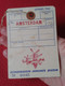 ANTIGUA ETIQUETA OLD LABEL SAS FLOWN SCANDINAVIAN AIRLINES SYSTEM LÍNEAS AÉREAS BAGGAGE TAG....AMSTERDAM...ETC AIR LINES - Etichette Da Viaggio E Targhette