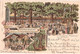 Berlin Gruss Aus Der Pferdebucht Inh Wilh Brüsewitz KÖPENICK Post Friedrichshagen Color Litho 29.6.1901 Gelaufen - Koepenick