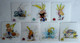 SERIE COMPLETE 7 CARTES ANIMATICKS TITEUF EN RELIEF AVEC LEUR EMBALLAGE DECOUPE STICKER ANIME EN RELIEF VISIOMATIC 2002 - Adesivi