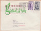 Italien: Yvert-Nr. 575 Und 585 Auf Brief, Werbeflagge "Valli Bergamasche", Milano Ferr. Corr. 14.VII.1951 In Die Schweiz - 1946-60: Marcophilie