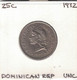 Dominicana 25 Centavos 1972 UNC - Dominicana