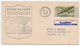 UNITED AIR LINES - 1945 US First Flight DIRECT EAST WEST Route New England Pacific Coast + Via Air Mail LABEL - Aerei