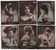 CARTES CIGARETTES CLIMENT ALGER Lot De 6 Artiste CESIRA Lucy JOUSSET BELLOL La SALLANDRI BAUGE VALFORT - Climent