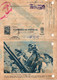 A52,A53 - 2 SCRISOARI DE CAMPANIE 2 LETTERS-SHEET IN BLUE ILUSTRATED  24.03. 1944,4 MAI 1944 WW2 STATIONERY ROMANIA USED - 2. Weltkrieg (Briefe)