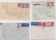 BRITISH INDIA RAJ POSTAGE INDE CENSURE LOT OF 35 AIR MAIL LETTER COVER RAF FORCES CENSOR WW2 ENVELOPE ON ACTIVE SERVICE - 1936-47 Koning George VI