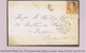 Ireland Maritime Dublin 1869 Small H&K PACT Code 9 Cds For FE 12 Clear Strike On Cover To Dublin With France 40c Orange - Préphilatélie