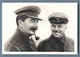 STALIN Smoking Pipe And Marshall Voroshilov Propaganda Russian Unposted Postcard - Sin Clasificación