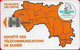 Guinea - Sotelgui - Map Of Guinea (Orange), SC7, Cn. 00420323 Red, No Moreno Logo, 150Units, Used - Guinea