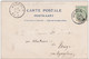 Menin Bout De La Rue De Bruges 1902 Postzegel Stempel Gysegem Menen ZELDZAAM - Menen