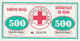 Croatia 500 HRD Red Cross Charity Bon Coupon Voucher - Croatie