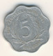 EAST CARIBBEAN STATES 1989: 5 Cents, KM 12 - East Caribbean States