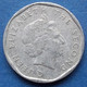 EAST CARIBBEAN STATES - 5 Cents 2002 KM# 36 Elizabeth II - Edelweiss Coins - Caribe Oriental (Estados Del)