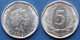 EAST CARIBBEAN STATES - 5 Cents 2010 KM# 36 Elizabeth II - Edelweiss Coins - Caraibi Orientali (Stati Dei)