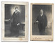 1916-1918 HENRI BEGNE A SON FRERE - PHOTO CDV - LOT DE 2 DONT UNE A AGEN PAR BALISTAI - Personas Identificadas