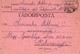 A146 -  TABORIPOSTA LETTER  INFANTERIEREGIMENT  STAMP  TO KOLOSVAR CLUJ  ROMANIA 1WW 1915 - 1. Weltkrieg (Briefe)