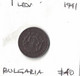 Bulgaria 1 Lev 1941, Better Grade, Scarce In This Condition - Bulgarie