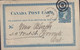 Canada Postal Stationery Ganzsache Victoria PRIVATE Print GENERAL EXPRESS OFFICE, TORONTO 1881 (2 Scans) - 1860-1899 Règne De Victoria