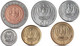 RWANDA 1, 5, 10, 20, 50, 100 FRW 6 COINS SET WITH BIMETALLIC UNC - Rwanda
