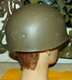 CASQUE MILITAIRE LEGER DE L'ARMEE B.W ALLEMAGNE DE L'OUEST TYPE O.T.A.N , U.S , TAILLE 59-61 ,PEU SE PORTER POUR REMPLAC - Casques & Coiffures