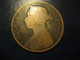 One Penny 1882 Queen Victoria Bronze Coin UK England Great Britain - Altri & Non Classificati