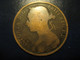 One Penny 1894 Queen Victoria Bronze Coin UK England Great Britain - Andere & Zonder Classificatie
