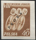 Poland 1955, Mi 905/6 VIII International Cycling Peace Race Original Proof Colour Guarantee PZF Expert Korszeń MNH** P30 - Proofs & Reprints