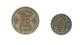 Monnaie , Maroc , 50 Centimes 1945/1364 , 20 Francs 1371 ,2 Scans , LOT DE 2 MONNAIES - Maroc