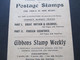 GB 1905 Bedruckte Ganzsache Priced Catalogue Postage Stamps Stanley Gibbon / Gibbons Stamp Weekly - Lettres & Documents