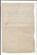 4 Septembre 1870 - Dépêche  Ministre De L'intérieur Léon Gambetta . Proclamation République  . Sous-Préfecture Thiers - Documents Historiques