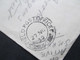 GB Feldpost 2.WK Field Post Office Handschriftlicher Vermerk On Active Service Zensur Passed By Censor No. 242 - Lettres & Documents