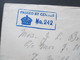 GB Feldpost 2.WK Field Post Office Handschriftlicher Vermerk On Active Service Zensur Passed By Censor No. 242 - Lettres & Documents