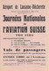 Aviation - Affiche Meeting Lausanne-Blécherette - 1938 - Rarissime - Poster