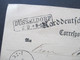 Altdeutschland NDP Um 1870 Norddeutsches Postgebiet Correspondenz Karte Ra2 Düsseldorf Und Ank. Stp. K1 Elberfeld - Covers & Documents