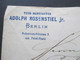 Altdeutschland NDP 1871 Nr. 16 EF Bedruckter Umschlag Tuch Manufactur Adolph Rosenstiel Jr. Berlin Nach Nagold Mit K2 - Briefe U. Dokumente