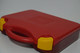 LEGO - 759528c03 - Storage Case With Rounded Corners And Red Lid, Yellow Latches - Original Lego 2015 - Vintage - Catalogues