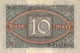 10 Mark 1920 AU/EF (II) X-9137830 Udr. K - 10 Mark