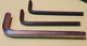 OUTIL D'imprimerie - Pigiste Imprimeur - 5 éléments En Acier : Ciseaux, Emporte Pièce , 3 Clefs Allen / 06 - Outils Anciens