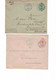 Lot De 2 Entiers Postaux, Indes Néerlandaises.  Semarang => Zandvoort 1922 + Batavia => Buitenzorg 1931 - Nederlands-Indië