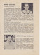 CROATIA, FRANCE ZAGREB  --  BROSCHURE: TENNIS INTERNATIONAL - ,,  RACING CLUB DE FRANCE ,, Vs Z. T. K.  ZAGREB  -- 1953 - Livres