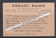 HANNUT-GARAGE DASSY-ARTHUR RENARD-RUE DE LA STATION-CARTE PUBLICITAIRE-VENTE-DEPANNAGE-EXCURSIONS-RARE-VOYEZ 2 SCANS - Hannut