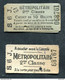Ticket De Métro Et Son Carnet (vide) Début XXe 1910 Paris - 2e Cl - Métropolitain - RATP - Europa