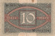 10 Mark Reichsbanknote 1920 VF/F (III) - 10 Mark