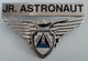 Vintage Junior Jr Astronaut NASA Metal Lapel Pin Badge Space Camp Shuttle Rare - Avions