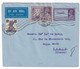 INDIA - 1945 - ENVELOPPE ENTIER AEROGRAMME De CALCUTTA AIR-A => PARIS - 1936-47  George VI