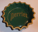 Cendrier Perrier "Forme Capsule" Vert En Céramique - Andere & Zonder Classificatie